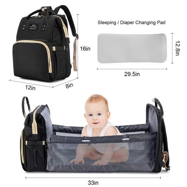 The BabyPackCo™️ Crib - A 2-in-1 Backpack and Crib