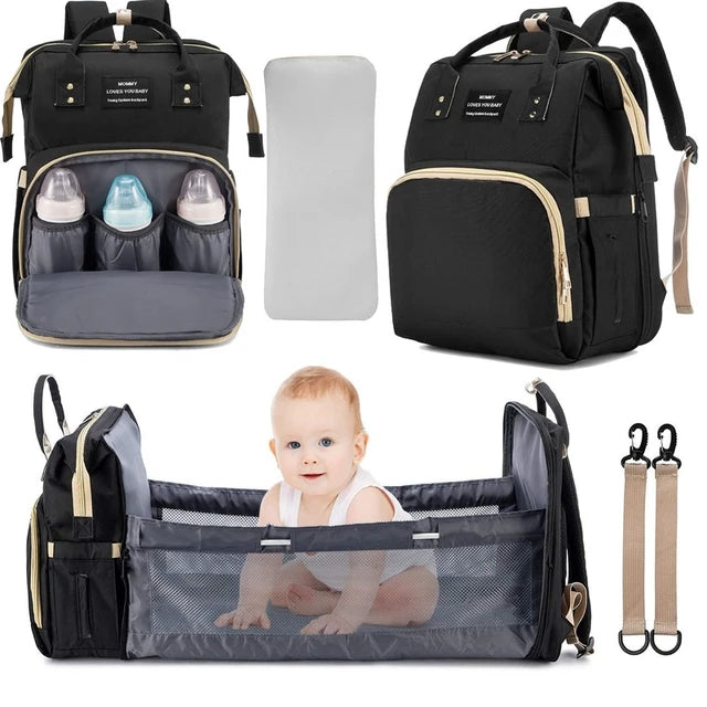 The BabyPackCo™️ Crib - A 2-in-1 Backpack and Crib